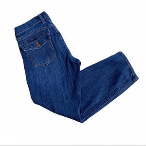 Lucky Brand Sofia Skimmers Cropped Jeans Size 4